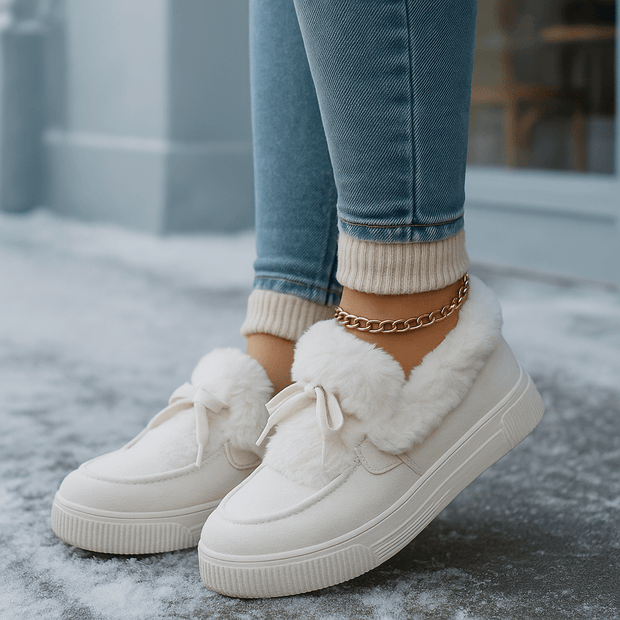 Mocasines para mujer de efecto afelpado - Esmira