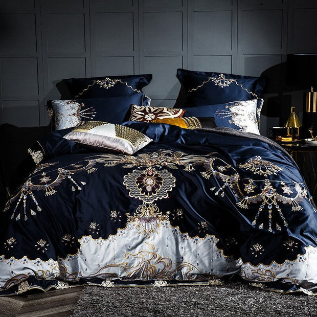 Juego de cama de algodón egipcio