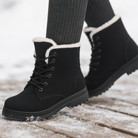 Botines para mujer de efecto afelpado - Lirenne
