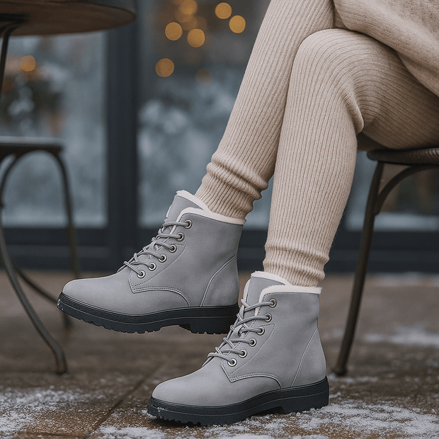 Botines para mujer de efecto afelpado - Lirenne