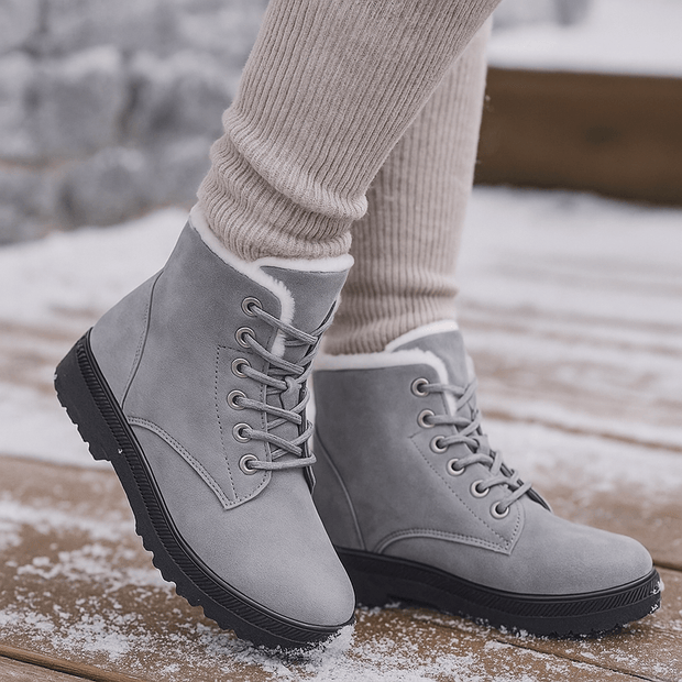 Botines para mujer de efecto afelpado - Lirenne