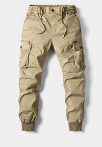 Pantalón jogger cargo hombre multibolsillos con cremallera - Nicolai