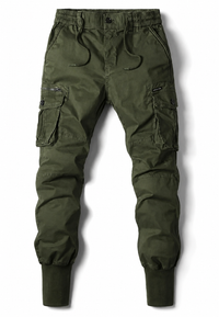 Pantalón jogger cargo hombre multibolsillos con cremallera - Nicolai