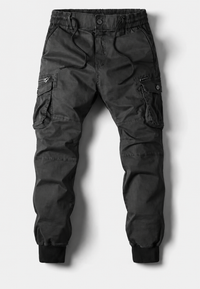 Pantalón jogger cargo hombre multibolsillos con cremallera - Nicolai