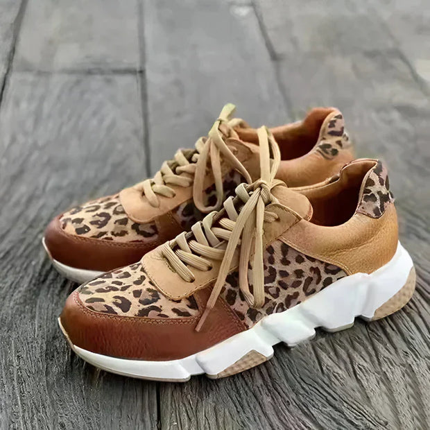 Eliana - Zapatillas de leopardo para mujer