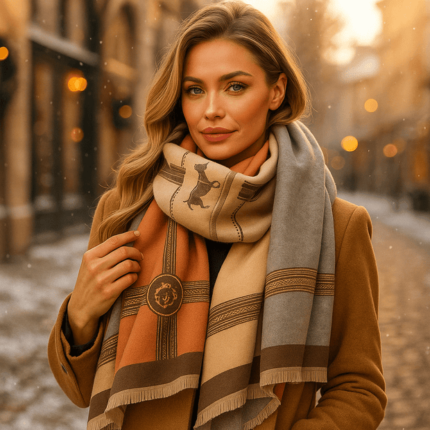 Bufanda para mujer estilo elegante invierno - Valery