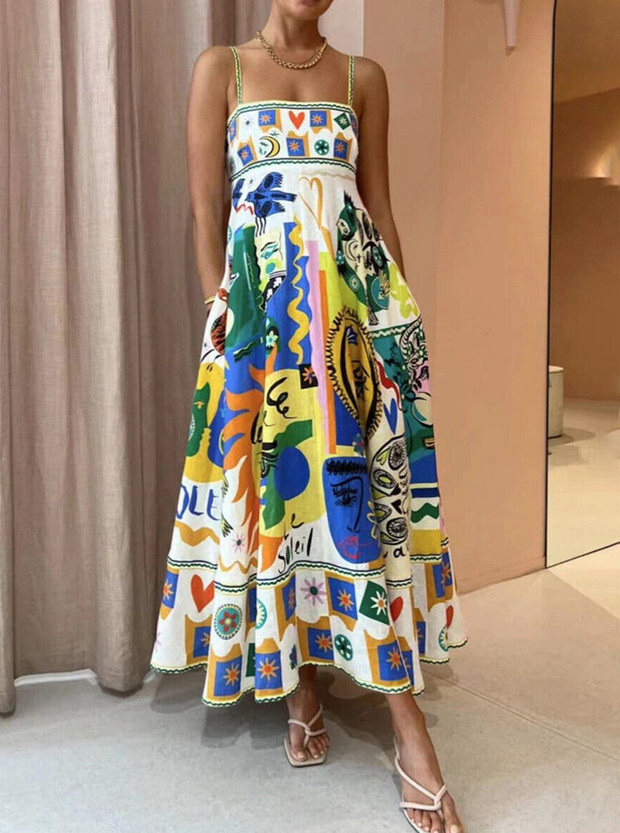 Alis - Elegante vestido con estampado