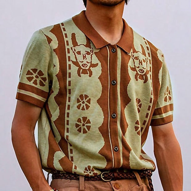 Emilio - Elegante camisa de punto para hombre, ligera y elegante