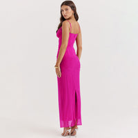 Frida - Vestido largo rosa