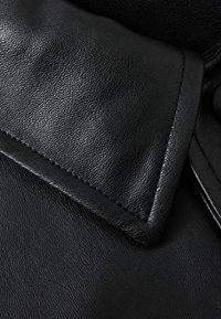 Chaqueta oversize efecto piel con bolsillos - Thaïs