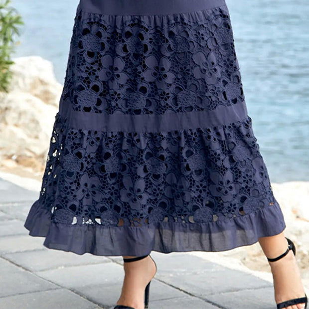 Sarah - Vestido floral con encaje