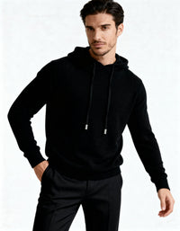 Sudadera de punto hombre capucha ajustable - Sébastien