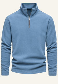 Sudadera hombre cuello alto media cremallera - Calder