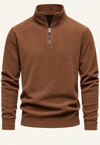 Sudadera hombre cuello alto media cremallera - Calder