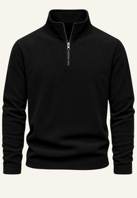 Sudadera hombre cuello alto media cremallera - Calder