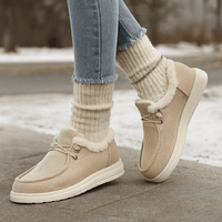 Botines tipo mocasín con interior afelpado - Cerine