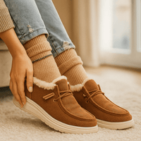 Botines tipo mocasín con interior afelpado - Cerine