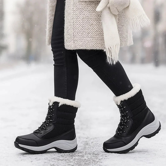 Botas para mujer con suela gruesa - Rinhoa