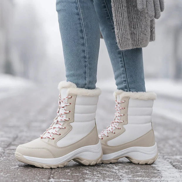 Botas para mujer con suela gruesa - Rinhoa