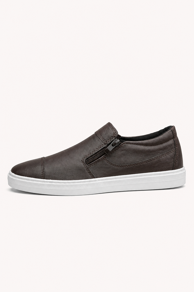 Zapatos casual para hombre con cremallera lateral - Nils